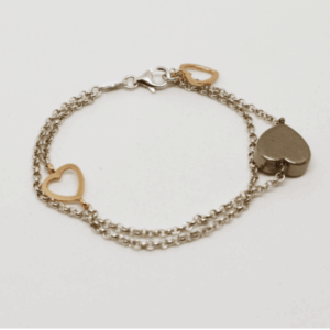 Pulseira Corações Multicolor. Ref: 0042