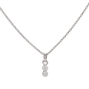 Colar Ouro com Diamante. Ref: JP0828