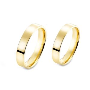 Aliança Casamento 4mm Ref. PF-101-4