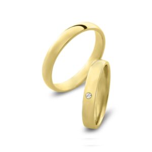 Aliança Casamento 4mm Ref. PF-04-4D